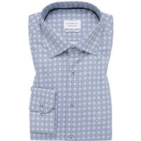 Eterna Hemd aus Baumwolle mit Print, Comfort Fit, extralang von Eterna