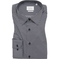 Eterna Hemd aus Baumwolle mit feinem Print, Super Slim Fit in 40XX von Eterna