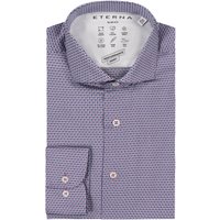 Eterna Hemd mit geometrischem Muster, Performance Shirt, Modern Fit von Eterna