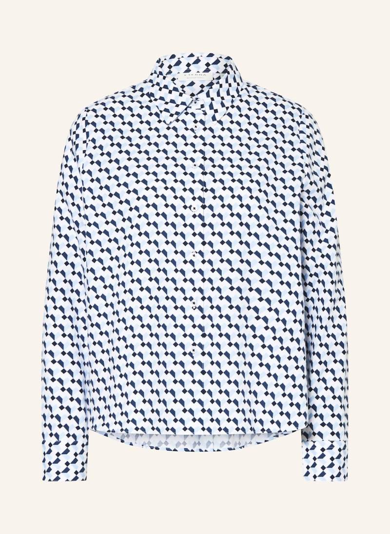 Eterna Hemdbluse Aus Flanell blau von Eterna