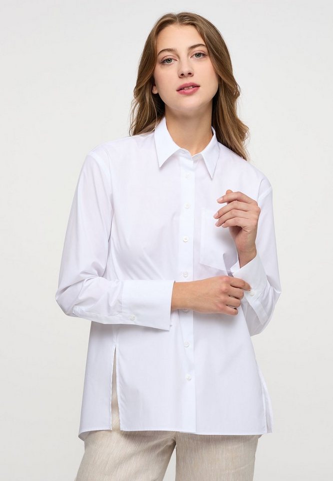 Eterna Hemdbluse Bluse Popeline Langarm von Eterna