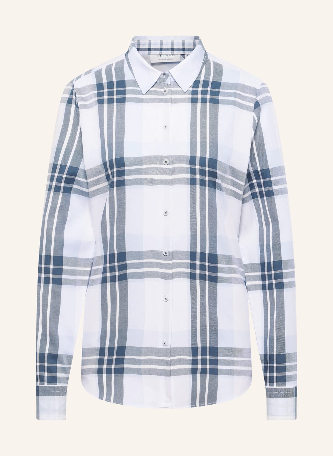 Eterna Hemdbluse blau von Eterna