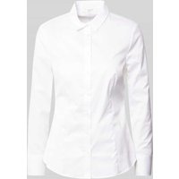 ETERNA Hemdbluse mit Kentkragen Modell 'Favi' in Weiss, Größe 42 von Eterna
