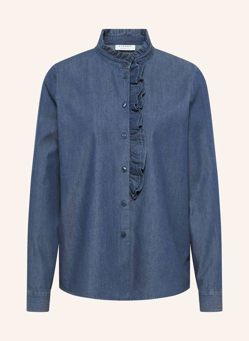 Eterna Jeansbluse blau von Eterna