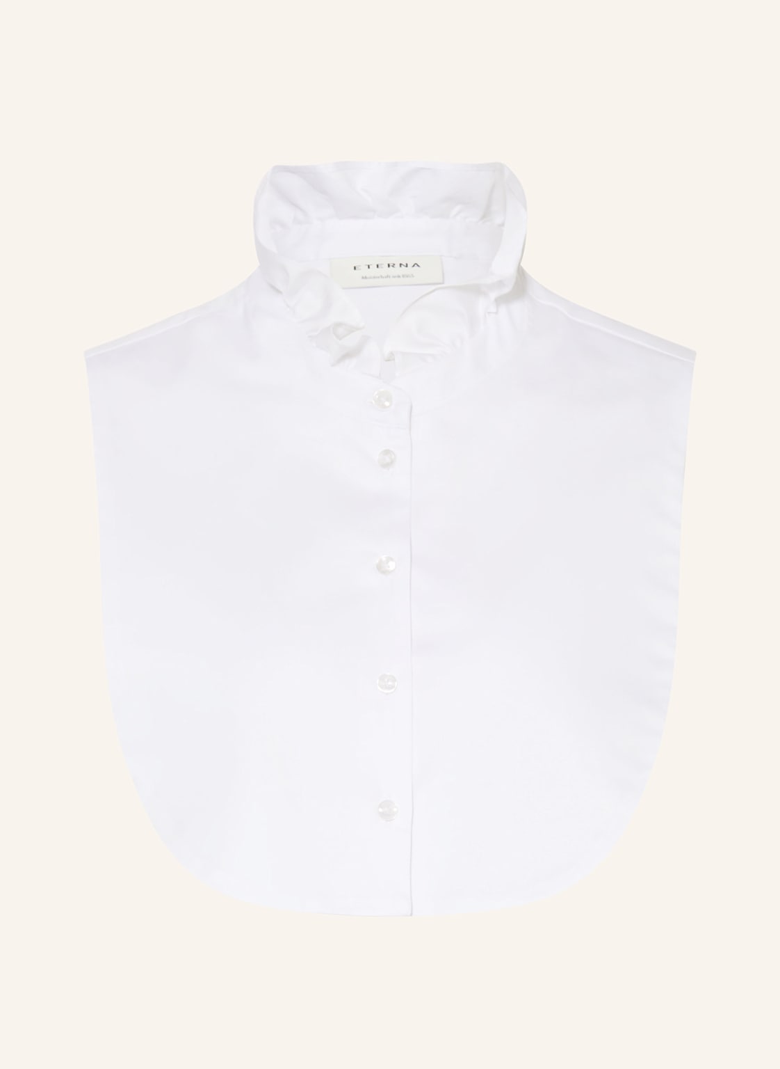 Eterna Kragen Mit Rüschen weiss von Eterna