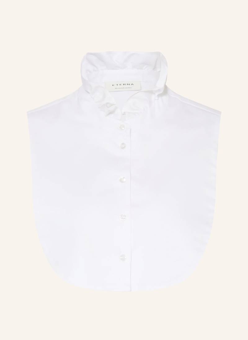 Eterna Kragen Mit Rüschen weiss von Eterna