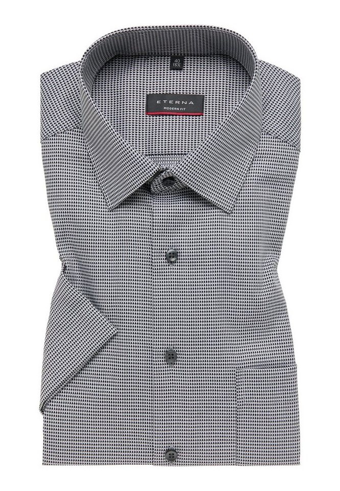 Eterna Kurzarmhemd - Panama Hemd - Modern Fit - Businesshemd - Basic-Hemd von Eterna