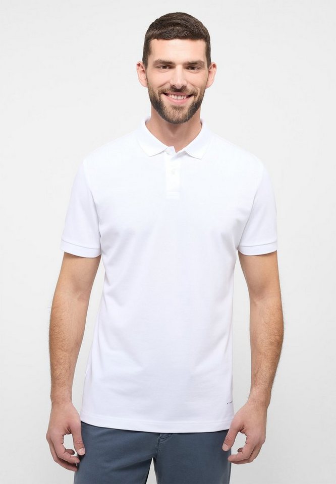 Eterna Langarm-Poloshirt MODERN FIT von Eterna