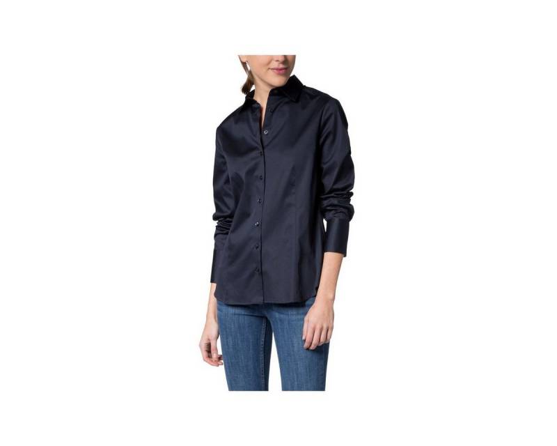 Eterna Langarmbluse Langarmbluse für Damen in marineblau (1-tlg) von Eterna