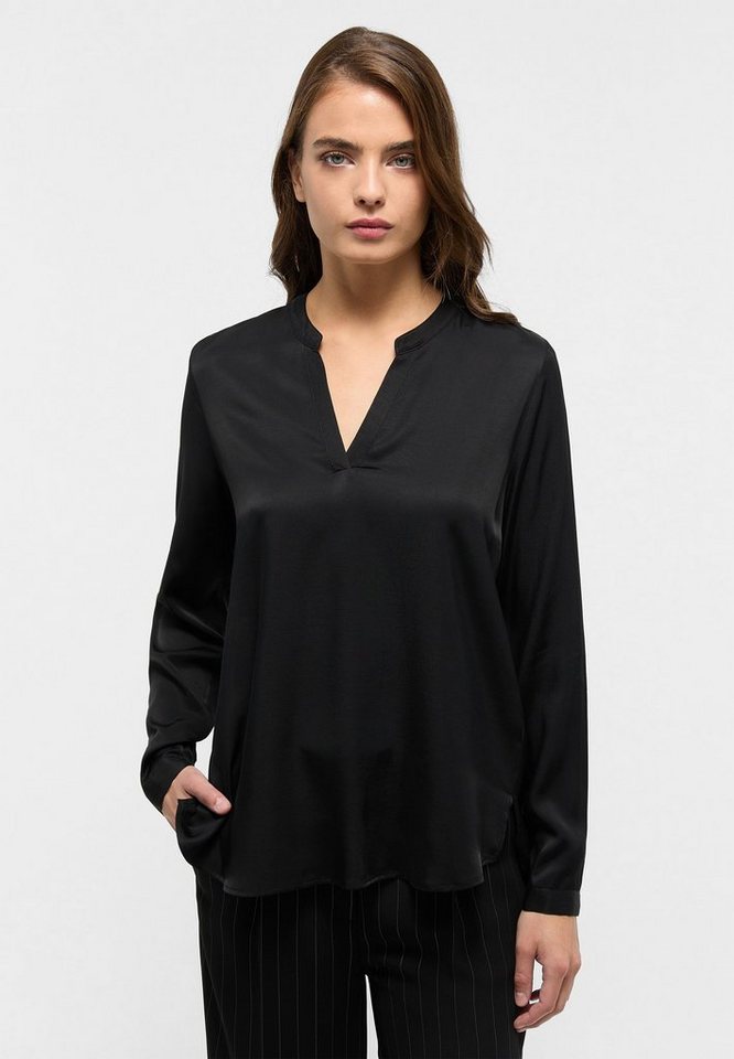 Eterna Langarmbluse Viscose Shirt Bluse Viskose Langarm von Eterna