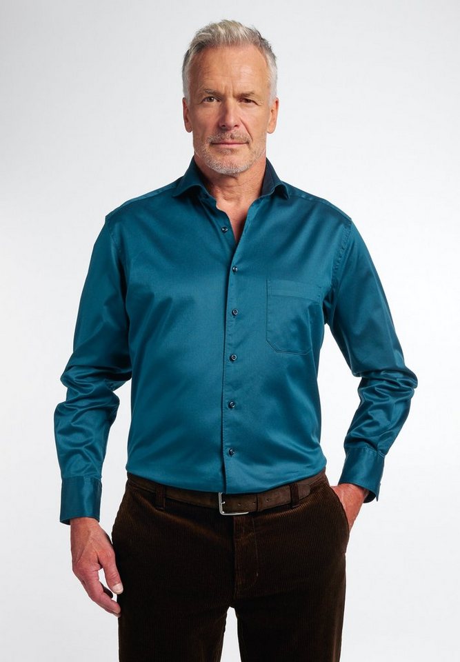 Eterna Langarmhemd COMFORT FIT EASY IRON (bügelleicht) von Eterna
