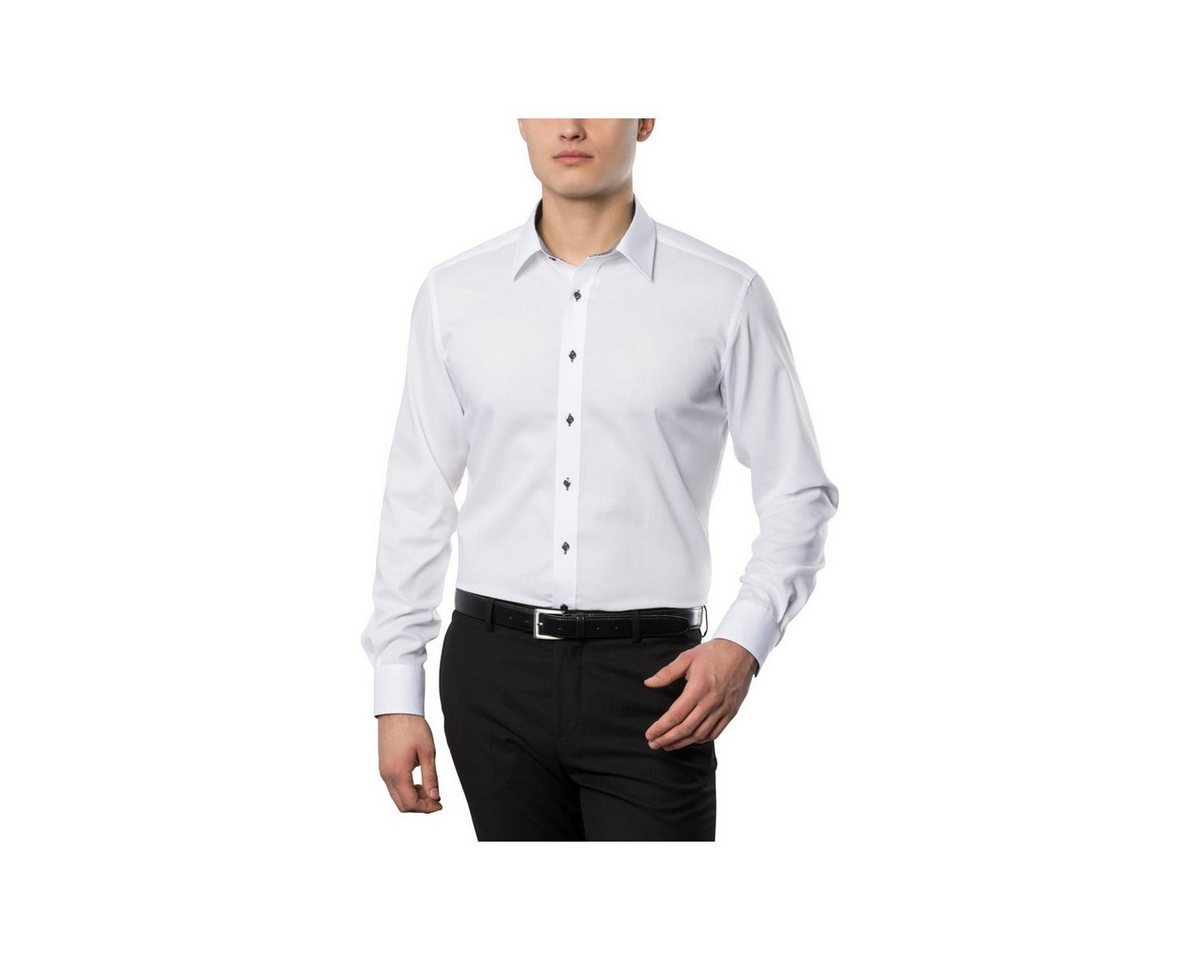 Eterna Langarmhemd Langarm Business Hemd für Herren in unifarben (1-tlg) von Eterna