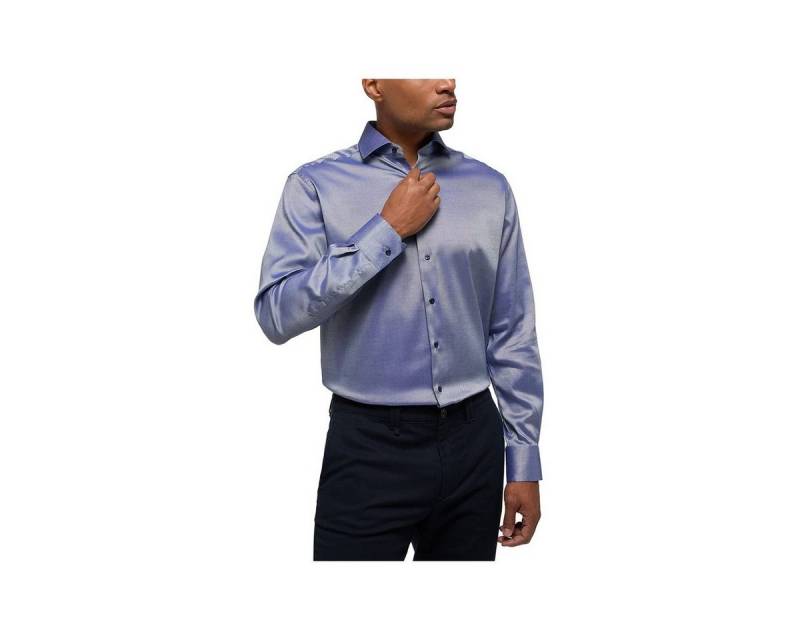 Eterna Langarmhemd Langarm Freizeithemd für Herren in marineblau (1-tlg) von Eterna