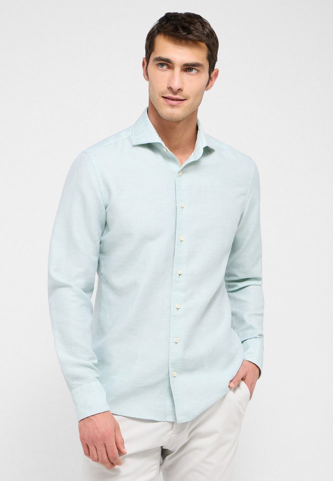 Eterna Langarmhemd SLIM FIT EASY IRON (bügelleicht) von Eterna