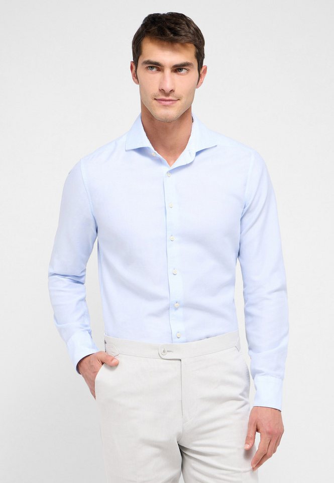 Eterna Langarmhemd SLIM FIT EASY IRON (bügelleicht) von Eterna