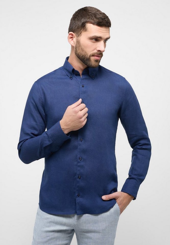 Eterna Langarmhemd SLIM FIT EASY IRON (bügelleicht) von Eterna