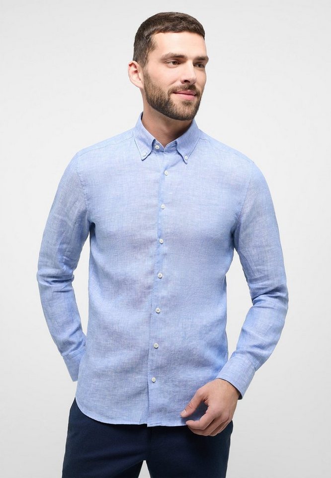 Eterna Langarmhemd SLIM FIT EASY IRON (bügelleicht) von Eterna