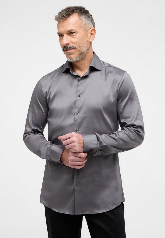 Eterna Langarmhemd SLIM FIT EASY IRON (bügelleicht) von Eterna