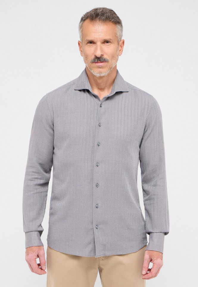 Eterna Langarmhemd SLIM FIT EASY IRON (bügelleicht) von Eterna