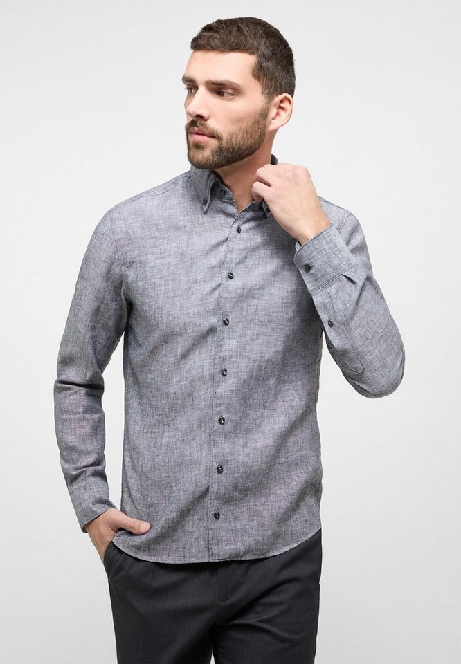 Eterna Langarmhemd SLIM FIT EASY IRON (bügelleicht) von Eterna