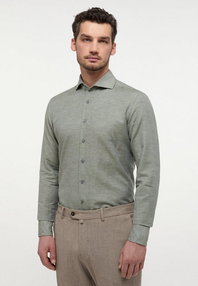 Eterna Langarmhemd SLIM FIT EASY IRON (bügelleicht) von Eterna