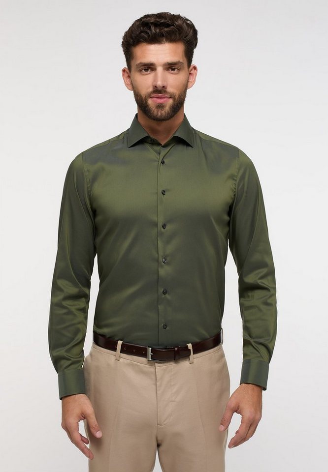 Eterna Langarmhemd SLIM FIT EASY IRON (bügelleicht) von Eterna