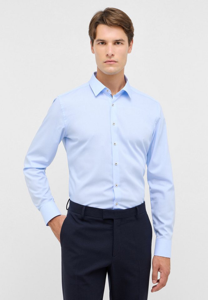 Eterna Langarmhemd SLIM FIT NON IRON (bügelfrei) von Eterna