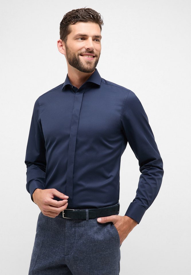 Eterna Langarmhemd SLIM FIT NON IRON (bügelfrei) von Eterna