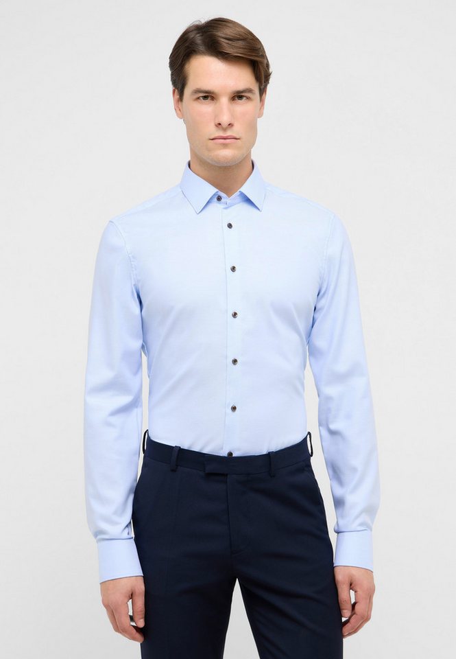 Eterna Langarmhemd SLIM FIT NON IRON (bügelfrei) von Eterna