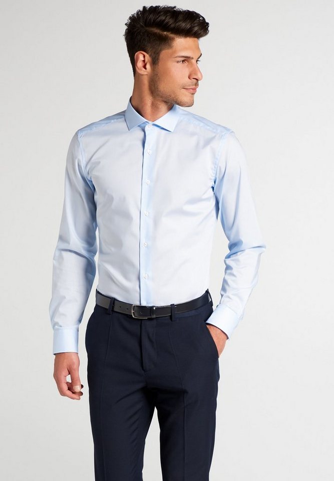 Eterna Langarmhemd SLIM FIT NON IRON (bügelfrei) von Eterna