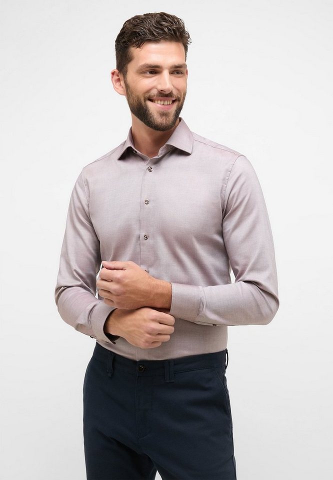 Eterna Langarmhemd SLIM FIT NON IRON (bügelfrei) von Eterna