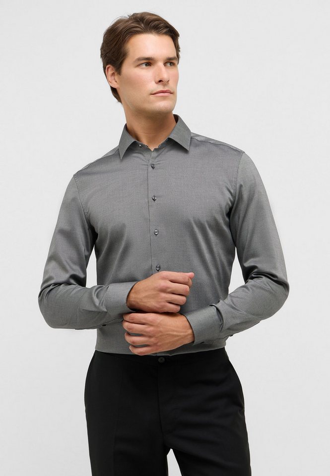 Eterna Langarmhemd SLIM FIT NON IRON (bügelfrei) von Eterna