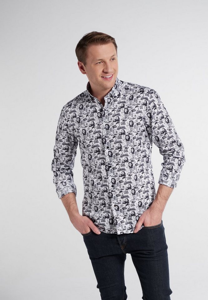Eterna Langarmhemd SLIM FIT NON IRON (bügelfrei) von Eterna