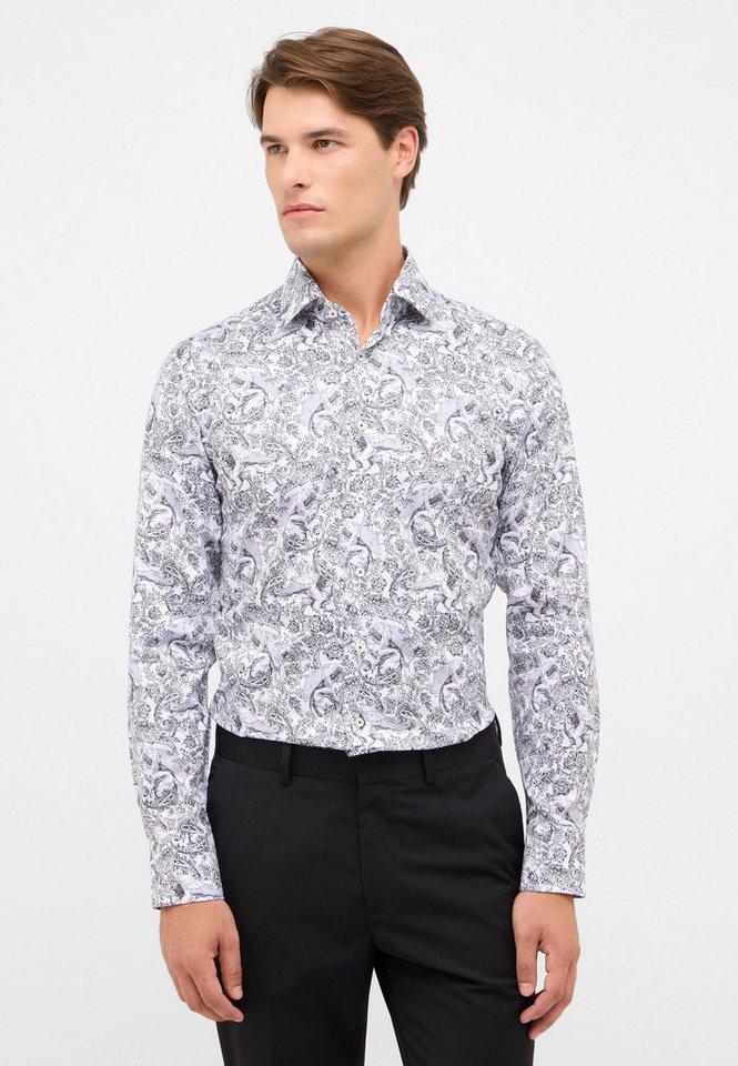 Eterna Langarmhemd SLIM FIT NON IRON (bügelfrei) von Eterna