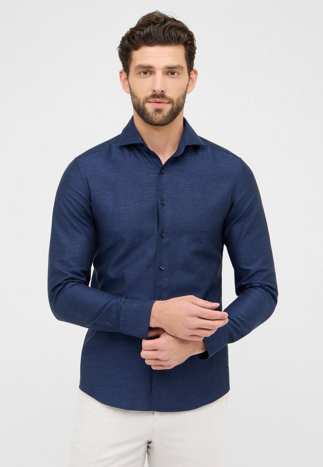 Eterna Langarmhemd SLIM FIT EASY IRON (bügelleicht) von Eterna