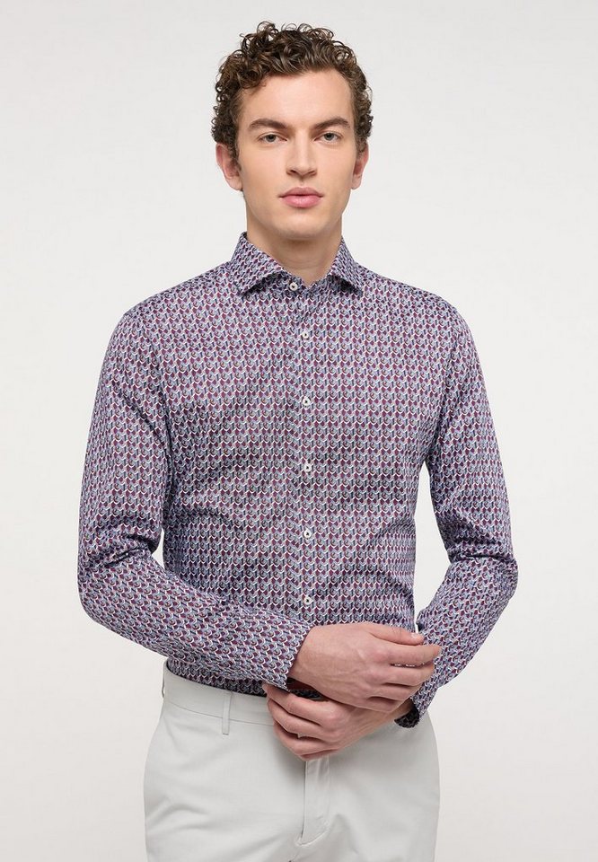 Eterna Langarmhemd SLIM FIT NON IRON (bügelfrei) von Eterna