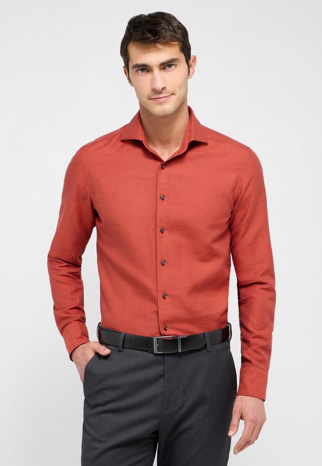 Eterna Langarmhemd SLIM FIT EASY IRON (bügelleicht) von Eterna