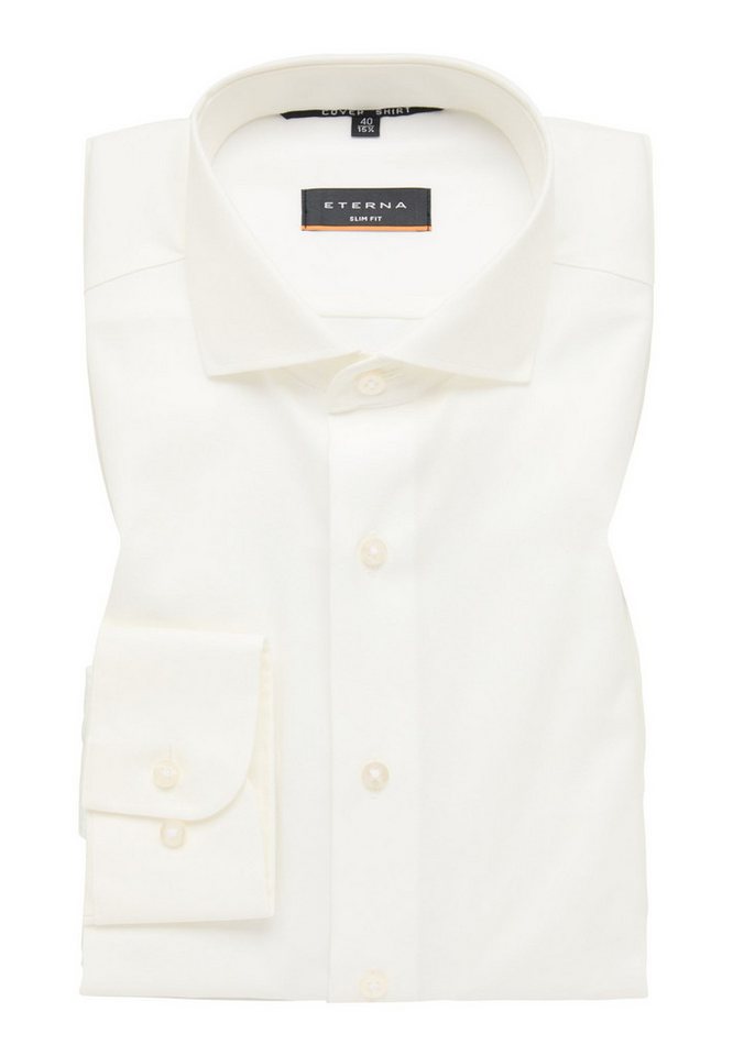 Eterna Langarmhemd Slim Fit slim fitHaifisch von Eterna