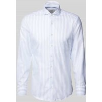 ETERNA Slim Fit Business-Hemd mit Haifischkragen in Bleu, Größe 42 von Eterna