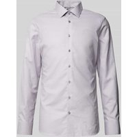 ETERNA Slim Fit Business-Hemd mit Kentkragen in Graphit, Größe 40 von Eterna