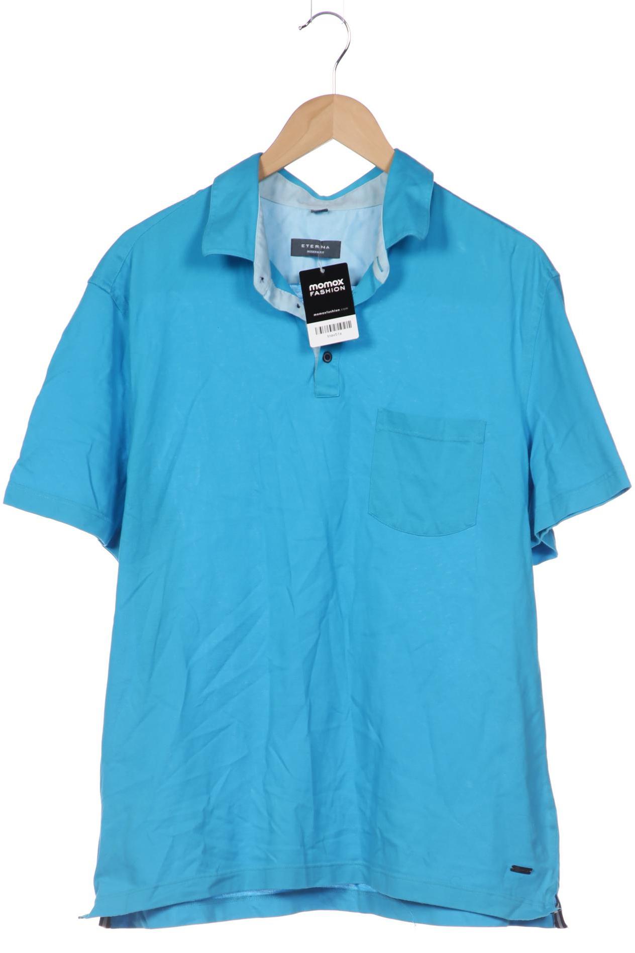 eterna Herren Poloshirt, blau von Eterna