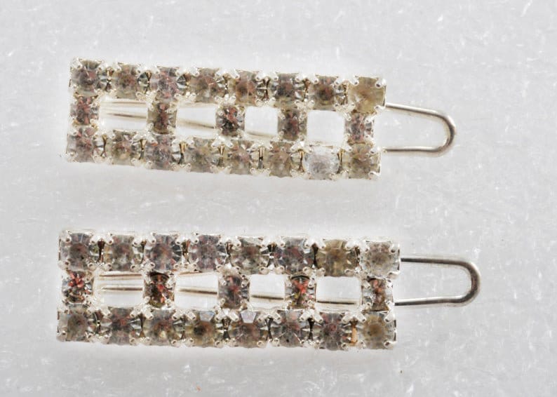Look Vintage Strass Haarspange Herrlich Draht Clip Zurück Haar Accessorie von EternalBohemian