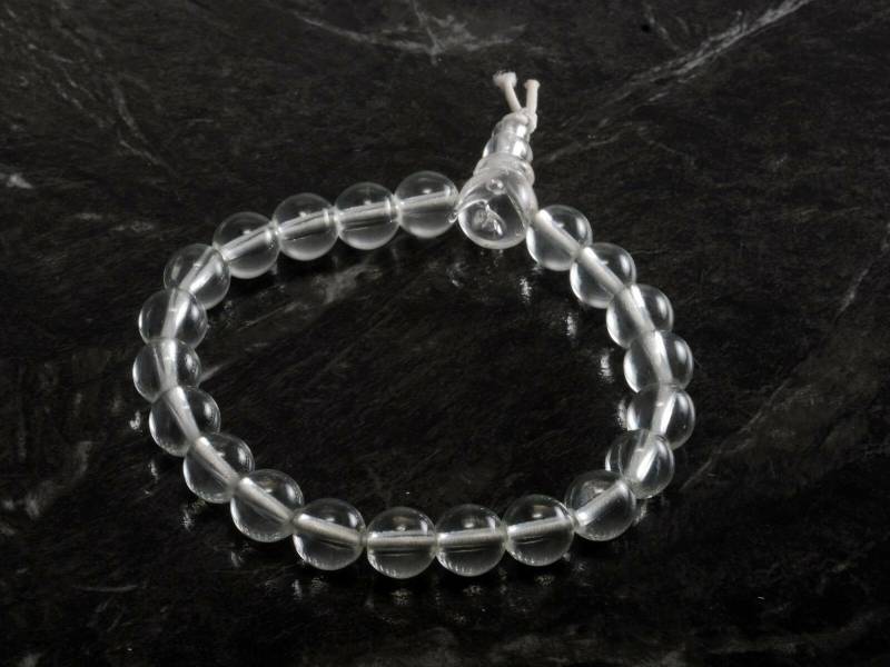 Vintage 70Er Jahre Armband Klar Glas Perlen Dehnbare Power Unisex Schmuck Imperial Deltah von EternalBohemian