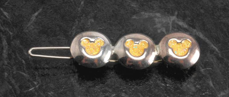 Vintage Haarspange Set Mit 2 Mauseköpfen 3 Quer Silberfarbenes Metall 3, 5 cm von EternalBohemian