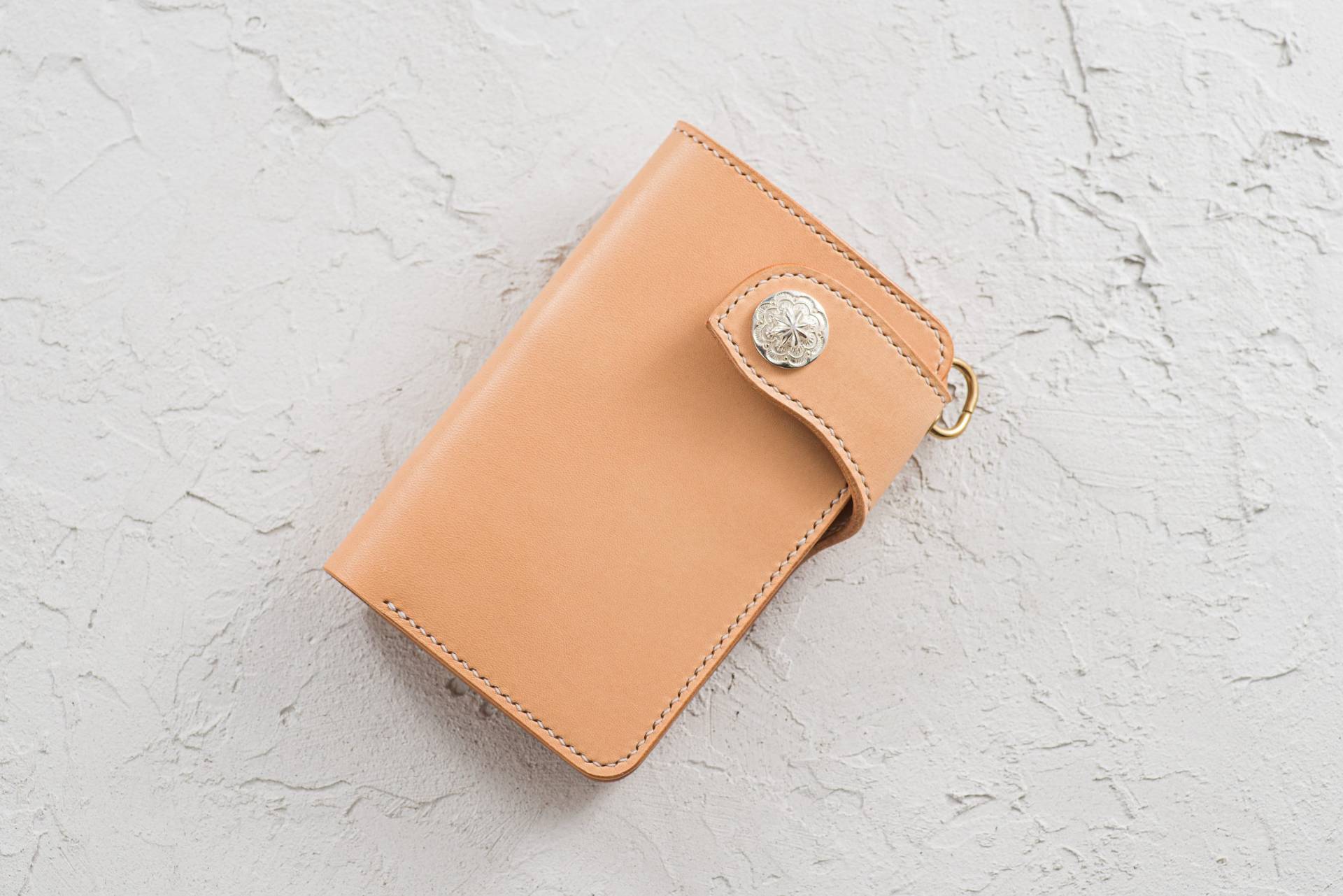 sterling Concho Naturleder Geldbörse Für Männer von EternalLeatherGoods