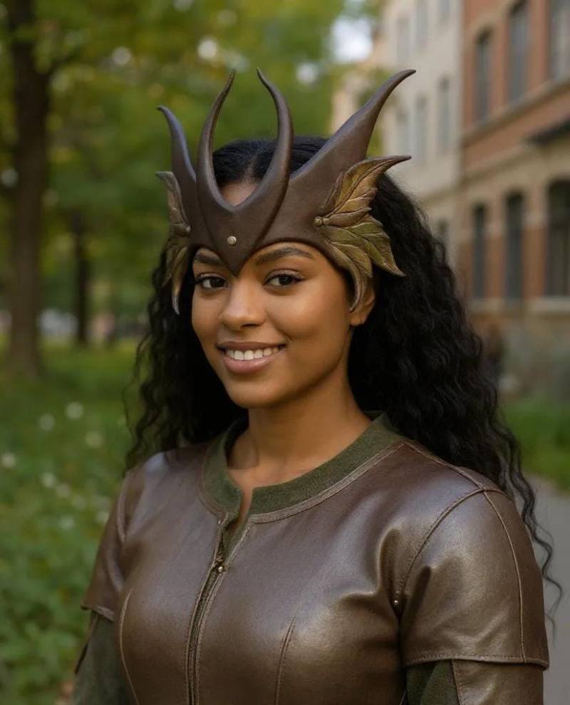 Leather Crown, Custom Made Leather Crown, Custom Made von Eternaldesigns