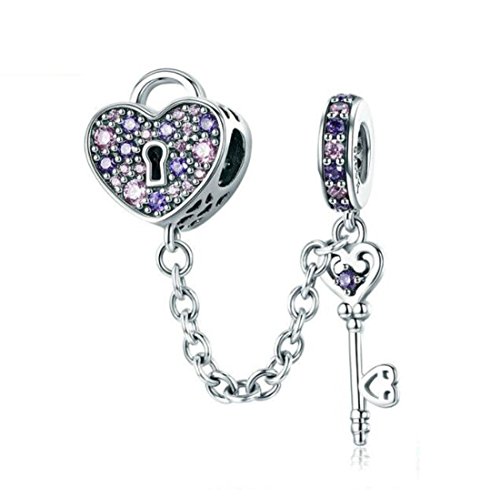 Charm-Anhänger in Herzform, 100 % echtes 925er-Sterlingsilber, mit Kristallknoten, passend für Pandora-Charm-Armbänder, Halsketten und Schmuck, Sterling-Silber, Charm Charm-Anhänger in Herzform, 100 % echtes 925er-Sterlingsilber, mit Kristallknoten, passend für Pandora-Charm-Armbänder, Halsketten und Schmuck, Sterling-Silber, Charm von Eternalll Jewellery Dangle Charm