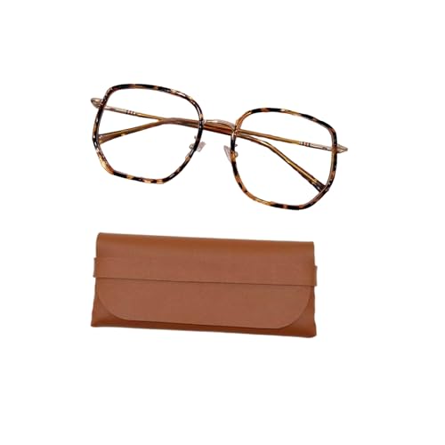 Eterspr 1 Stück Blaulichtfilter Brille Damen Leopards Musterbrille, 1 Stück Kaffeefarbe Brillenschachtel, Blue Light Blocking Eterspr 1 Stück Blaulichtfilter Brille Damen Leopards Musterbrille, 1 Stück Kaffeefarbe Brillenschachtel, Blue Light Blocking von Eterspr