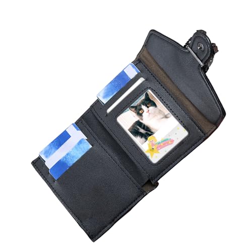 Eterspr 1 Stücke Leder Kartenetui, Leder Geldbörse, Echtleder Geldbeutel, für Männer Herren-Geldbörse aus Leder Herren-Geldbörse mit Münzfach von Eterspr