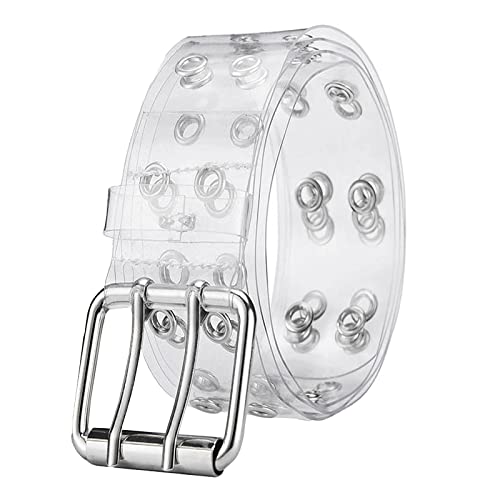 Eterspr Transparenter Gürtel, Transparenter PVC-Gürtel, Damenmode Transparenter Gürtel, für Damen, Teenager, Jeansgürtel, 105×4cm von Eterspr